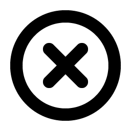 X Circle Bold Smiley – Icons