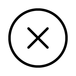 X Circle Thin Smiley – Icons