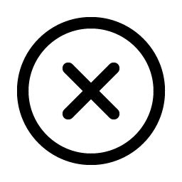 X Circle Smiley – Icons