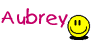 Aubrey2 Smiley – Namen