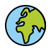 1F30D Smiley – OpenMoji