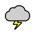 1F329 Smiley – OpenMoji