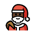 1F385 1F3FF Smiley – OpenMoji