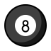 1F3B1 Smiley – OpenMoji