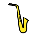 1F3B7 Smiley – OpenMoji