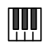 1F3B9 Smiley – OpenMoji