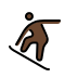 1F3C2 1F3FF Smiley – OpenMoji