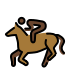 1F3C7 1F3FF Smiley – OpenMoji