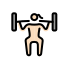 1F3CB 1F3FB 200D 2640 FE0F Smiley – OpenMoji