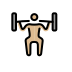 1F3CB 1F3FC 200D 2642 FE0F Smiley – OpenMoji
