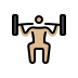 1F3CB 1F3FC Smiley – OpenMoji