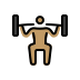 1F3CB 1F3FD Smiley – OpenMoji