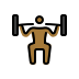 1F3CB 1F3FE Smiley – OpenMoji