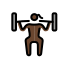 1F3CB 1F3FF 200D 2640 FE0F Smiley – OpenMoji