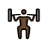 1F3CB 1F3FF 200D 2642 FE0F Smiley – OpenMoji