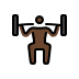 1F3CB 1F3FF Smiley – OpenMoji