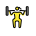 1F3CB FE0F 200D 2640 FE0F Smiley – OpenMoji