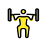 1F3CB FE0F 200D 2642 FE0F Smiley – OpenMoji