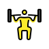 1F3CB Smiley – OpenMoji