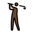 1F3CC 1F3FF 200D 2642 FE0F Smiley – OpenMoji