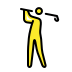 1F3CC Smiley – OpenMoji