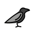 1F426 200D 2B1B Smiley – OpenMoji