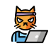 1F431 200D 1F4BB Smiley – OpenMoji