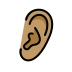 1F442 1F3FD Smiley – OpenMoji