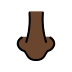 1F443 1F3FF Smiley – OpenMoji