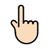1F446 1F3FB Smiley – OpenMoji