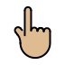 1F446 1F3FC Smiley – OpenMoji