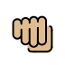 1F44A 1F3FC Smiley – OpenMoji