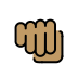 1F44A 1F3FD Smiley – OpenMoji
