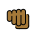 1F44A 1F3FE Smiley – OpenMoji