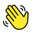 1F44B Smiley – OpenMoji
