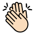 1F44F 1F3FB Smiley – OpenMoji