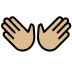 1F450 1F3FC Smiley – OpenMoji