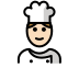 1F468 1F3FB 200D 1F373 Smiley – OpenMoji