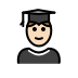 1F468 1F3FB 200D 1F393 Smiley – OpenMoji