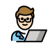 1F468 1F3FB 200D 1F4BB Smiley – OpenMoji