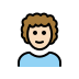 1F468 1F3FB 200D 1F9B1 Smiley – OpenMoji