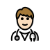 1F468 1F3FB 200D 2695 FE0F Smiley – OpenMoji