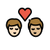 1F468 1F3FB 200D 2764 FE0F 200D 1F48B 200D 1F468 1F3FC Smiley – OpenMoji