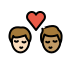 1F468 1F3FB 200D 2764 FE0F 200D 1F48B 200D 1F468 1F3FD Smiley – OpenMoji