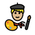 1F468 1F3FC 200D 1F3A8 Smiley – OpenMoji