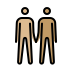 1F468 1F3FC 200D 1F91D 200D 1F468 1F3FD Smiley – OpenMoji