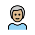 1F468 1F3FC 200D 1F9B3 Smiley – OpenMoji