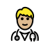 1F468 1F3FC 200D 2695 FE0F Smiley – OpenMoji