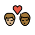 1F468 1F3FC 200D 2764 FE0F 200D 1F48B 200D 1F468 1F3FE Smiley – OpenMoji
