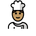 1F468 1F3FD 200D 1F373 Smiley – OpenMoji